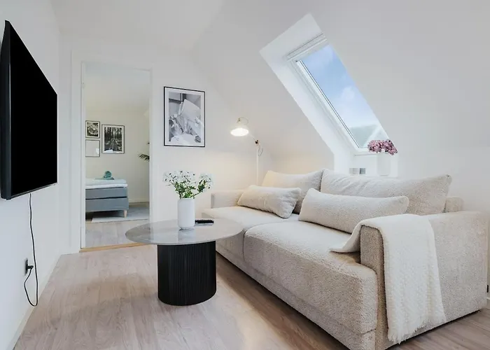 Eksklusiv 2br I Terrasse I Fri Parkering * 欧登塞