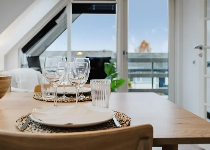 公寓 Eksklusiv 2br I Terrasse I Fri Parkering *